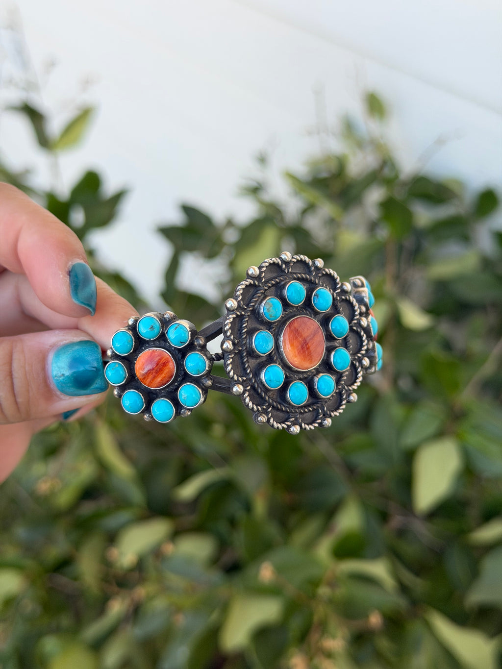 Spiny & kingman cuff