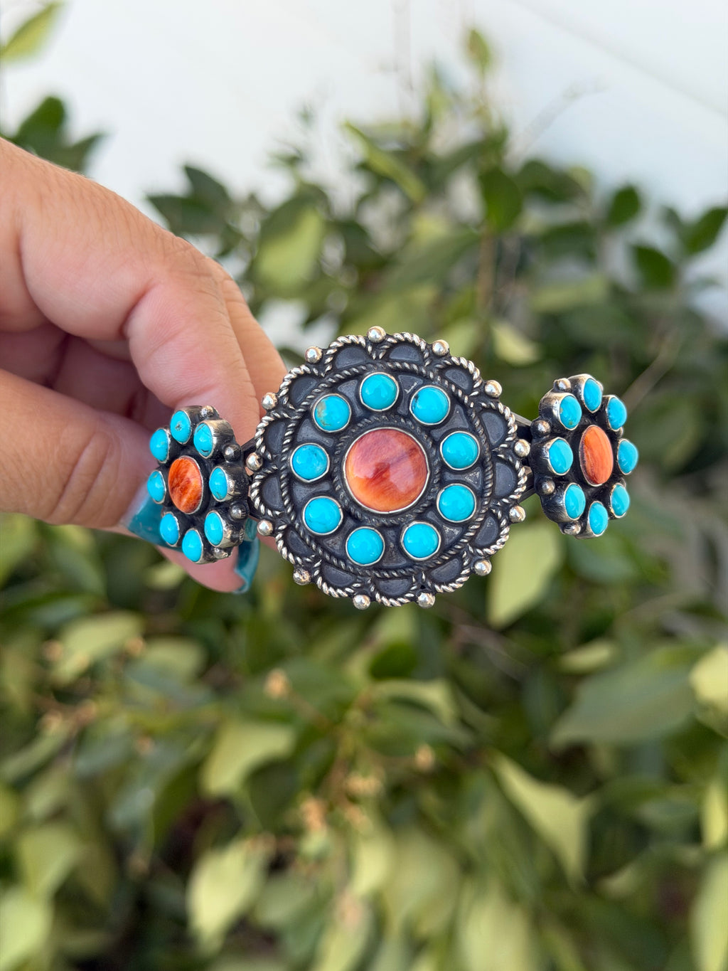 Spiny & kingman cuff