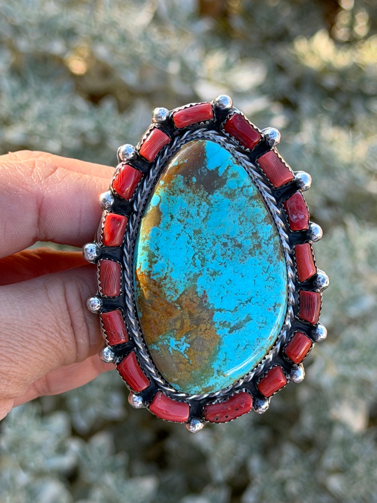 Red coral & #8 cluster