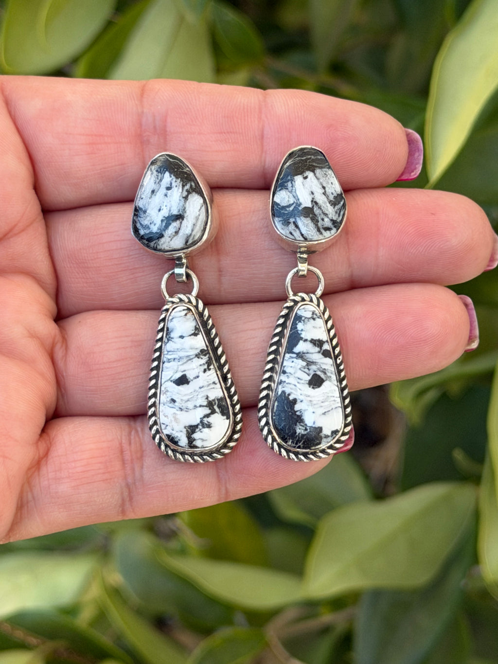White buffalo dangles