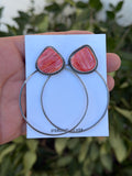 Red spiny hoops