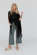 Oversized Fringe Shirt