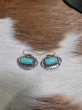 Turquoise dangle earrings