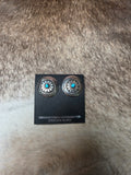 Silver and turquoise studs