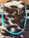 White Buffalo & Kingman Necklace