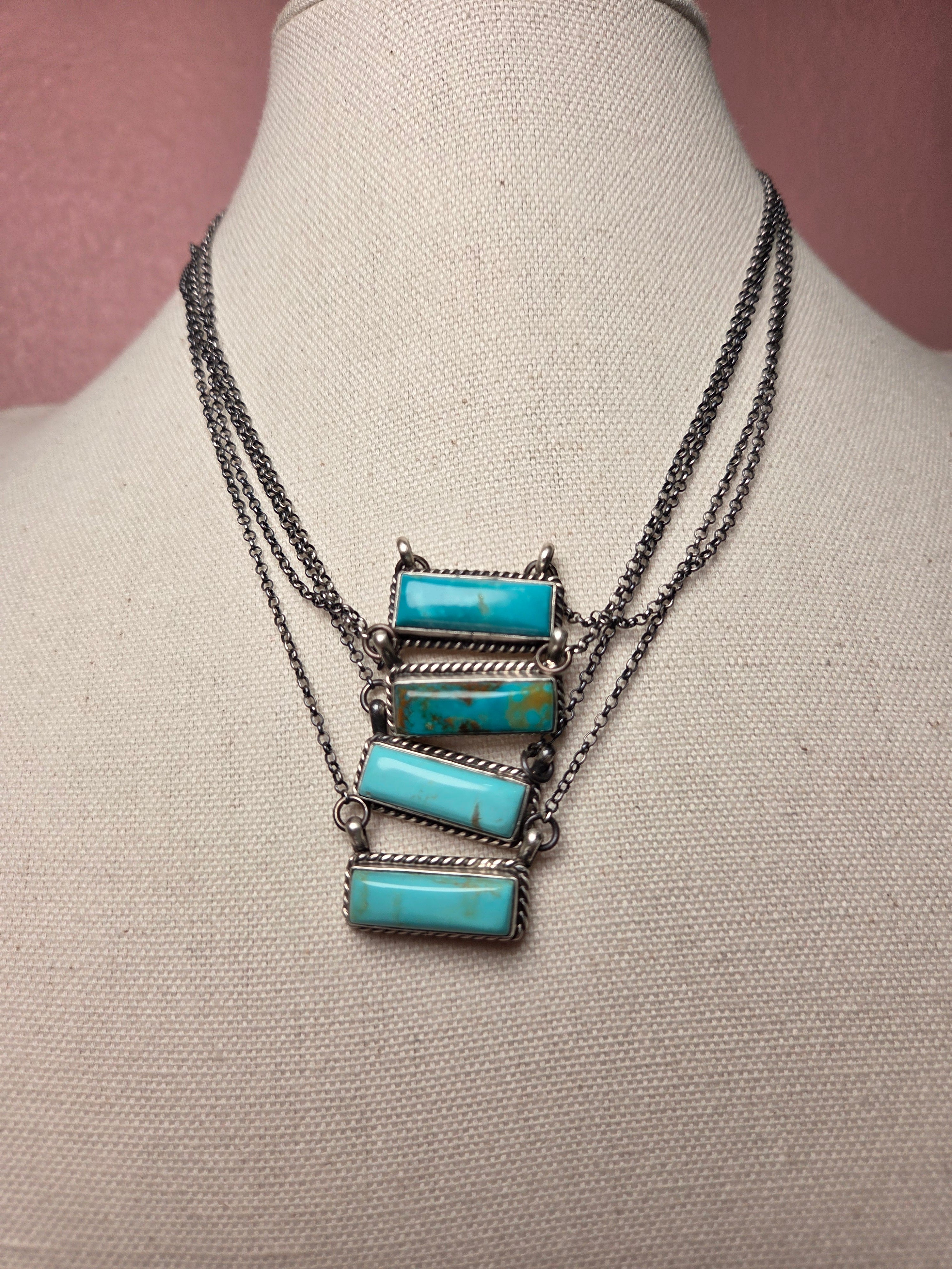 Kingman turquoise necklaces