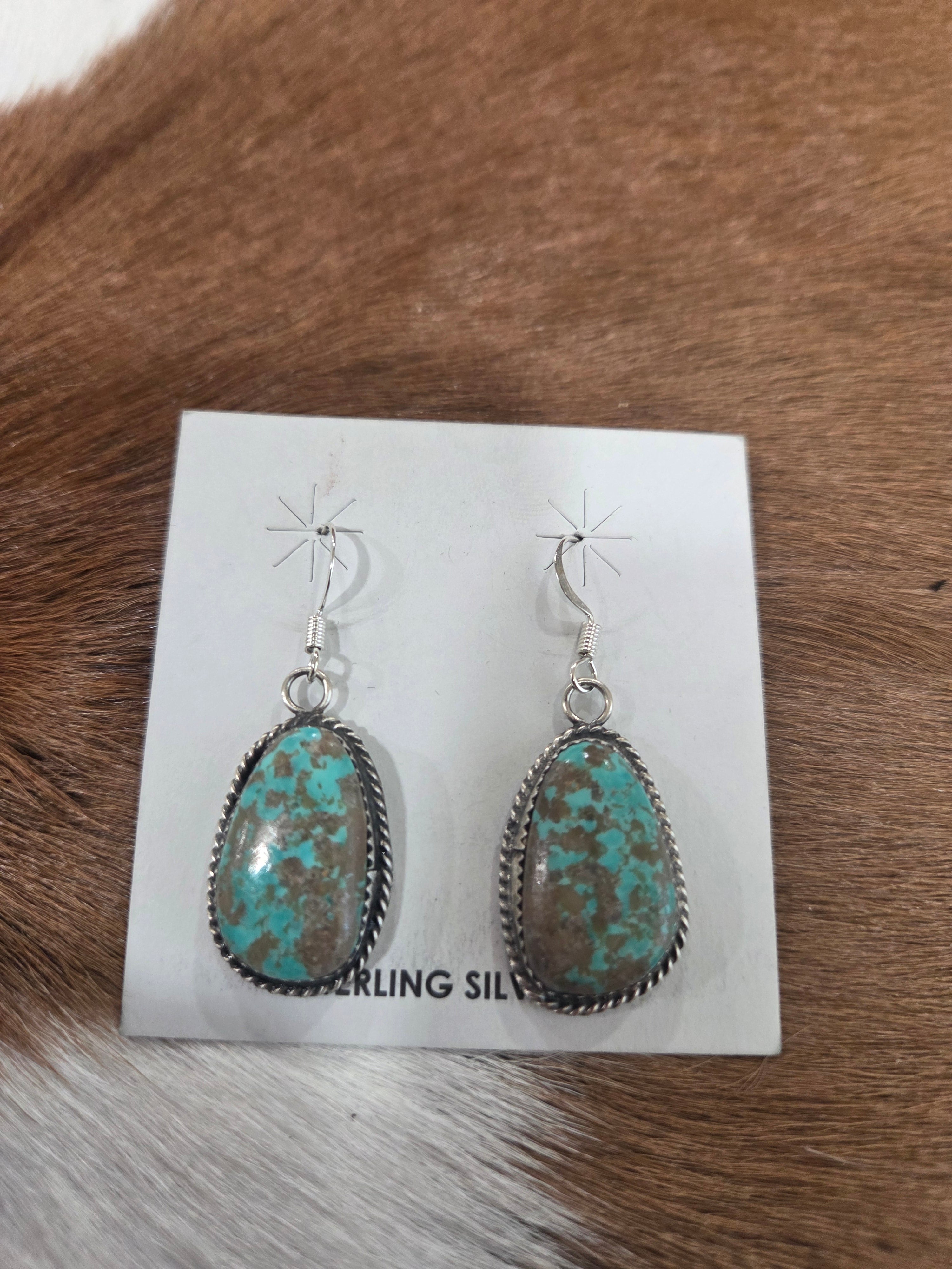 Turquoise dangle earrings