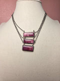 Purple spiny necklaces