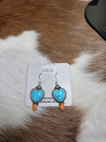 Turquoise dangle earrings