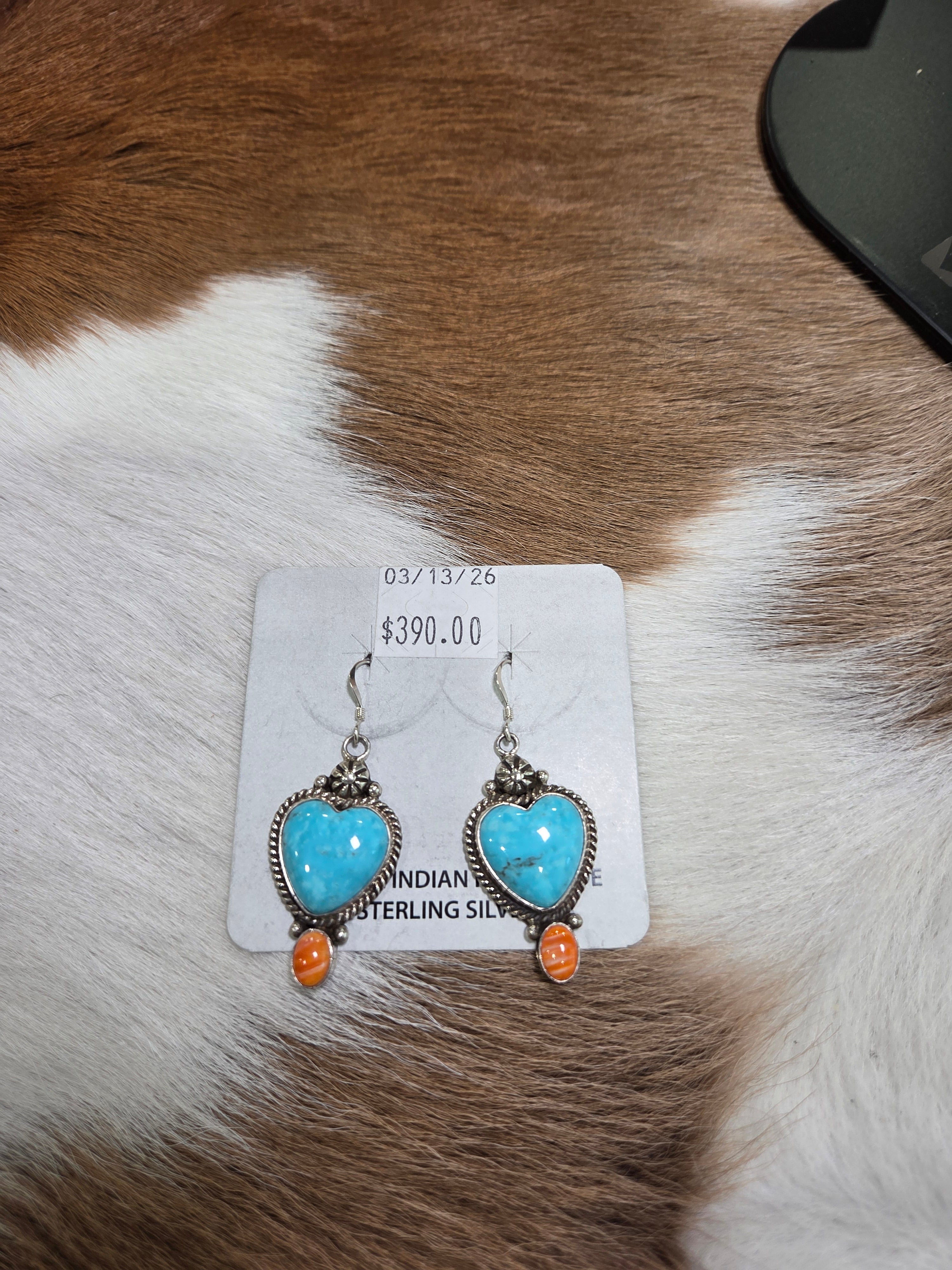 Turquoise dangle earrings