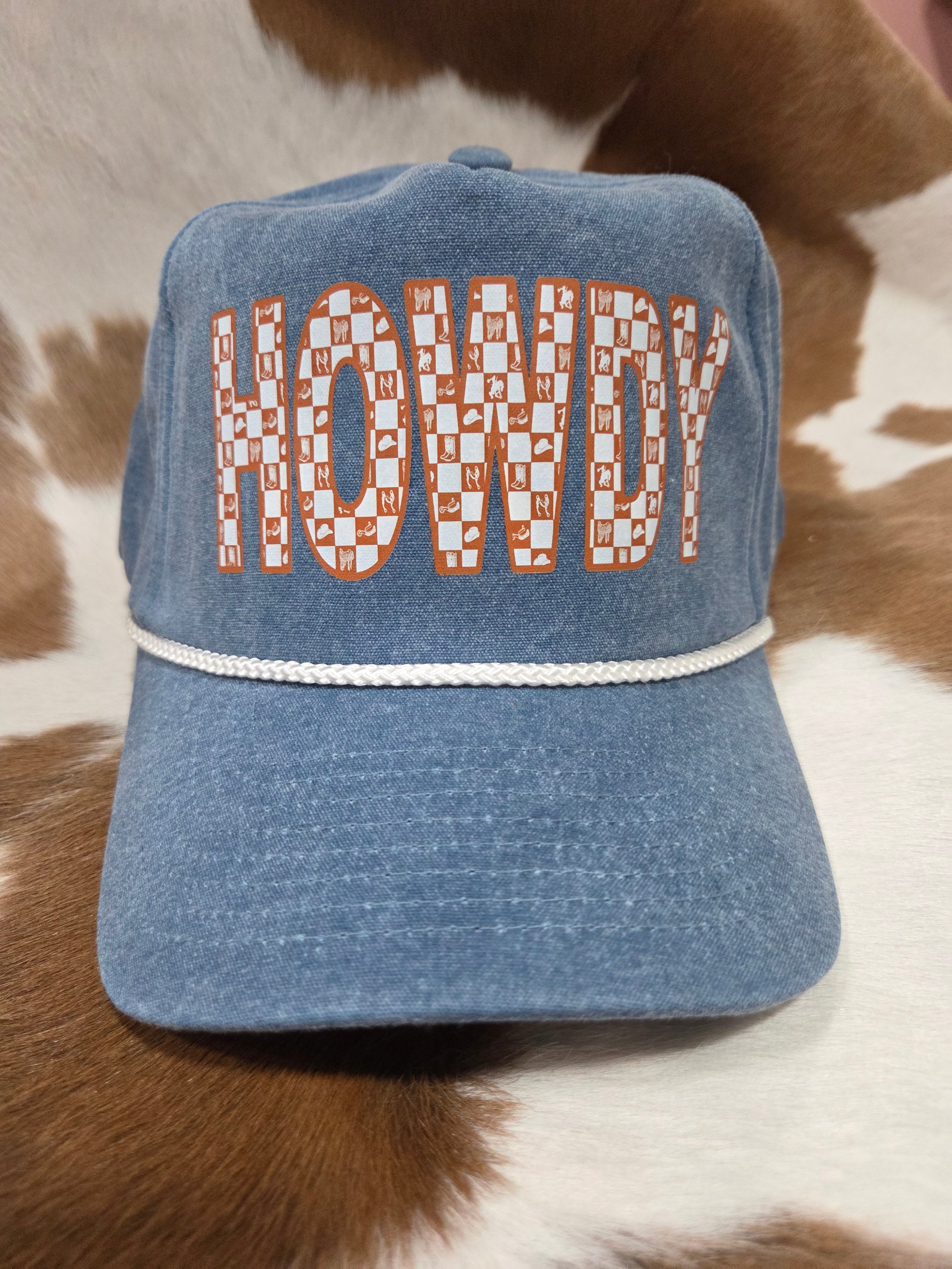Denim Howdy hat