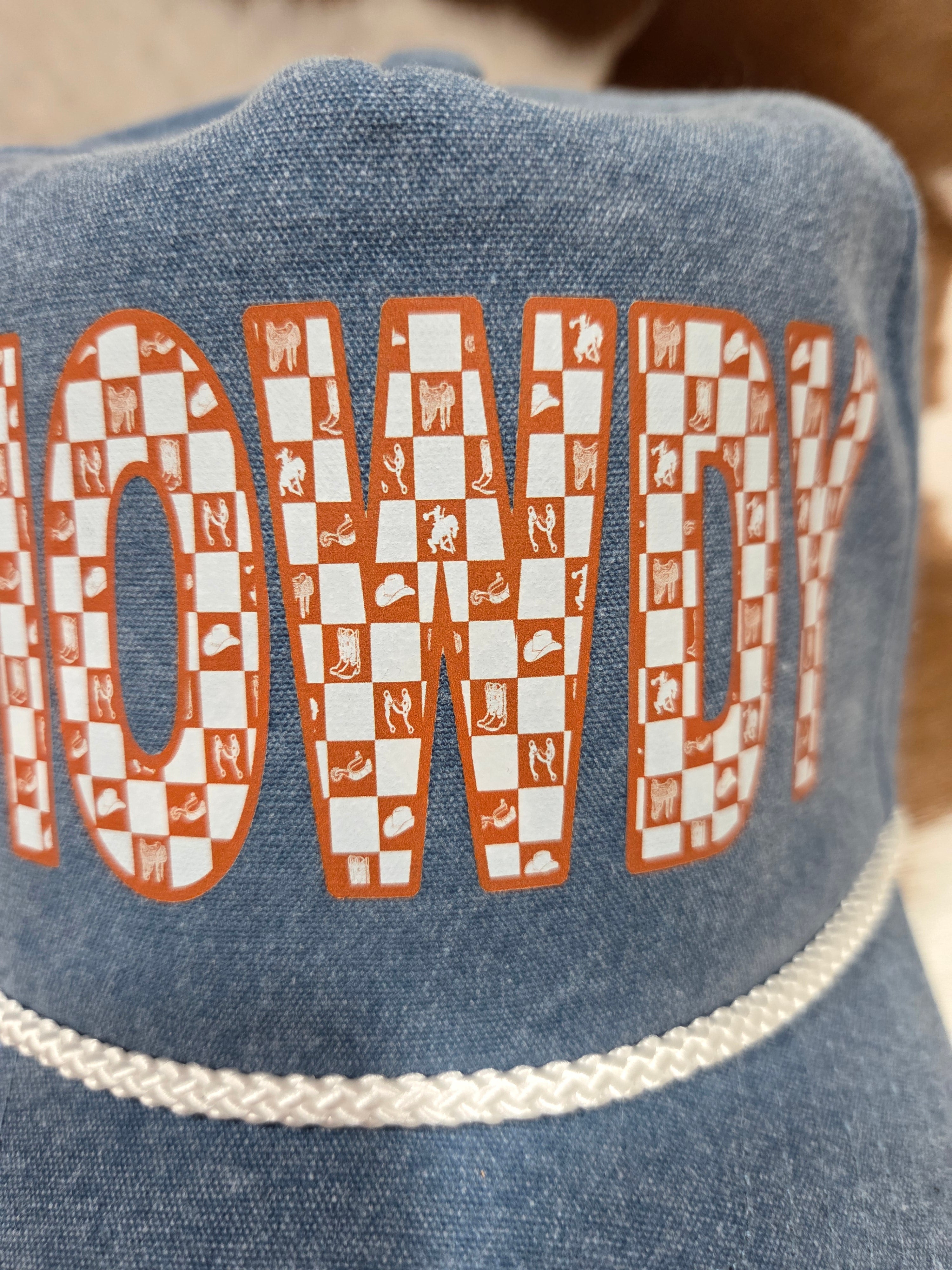 Denim Howdy hat