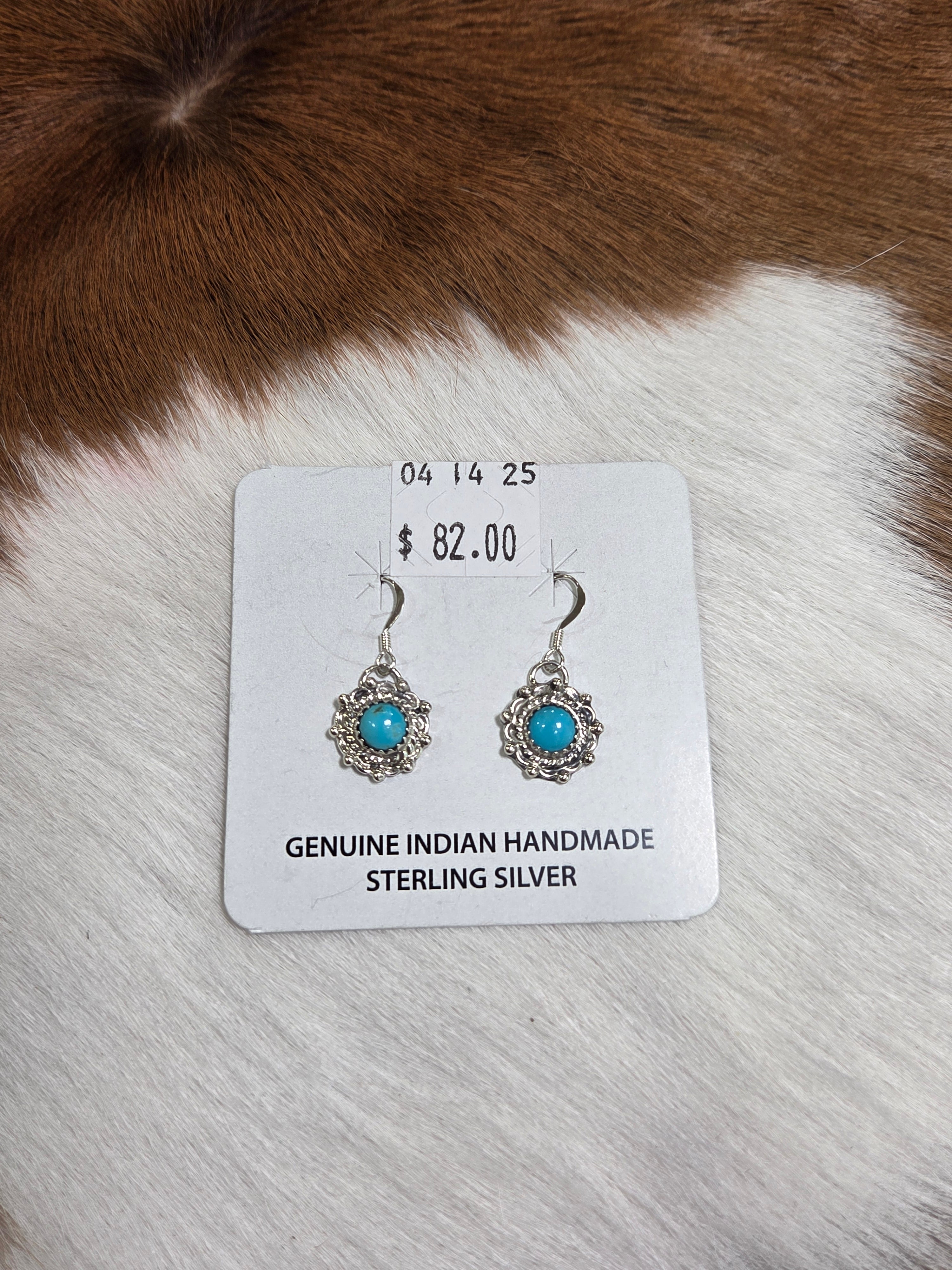 Turquoise dangle earrings