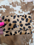 Cheetah coin pouch