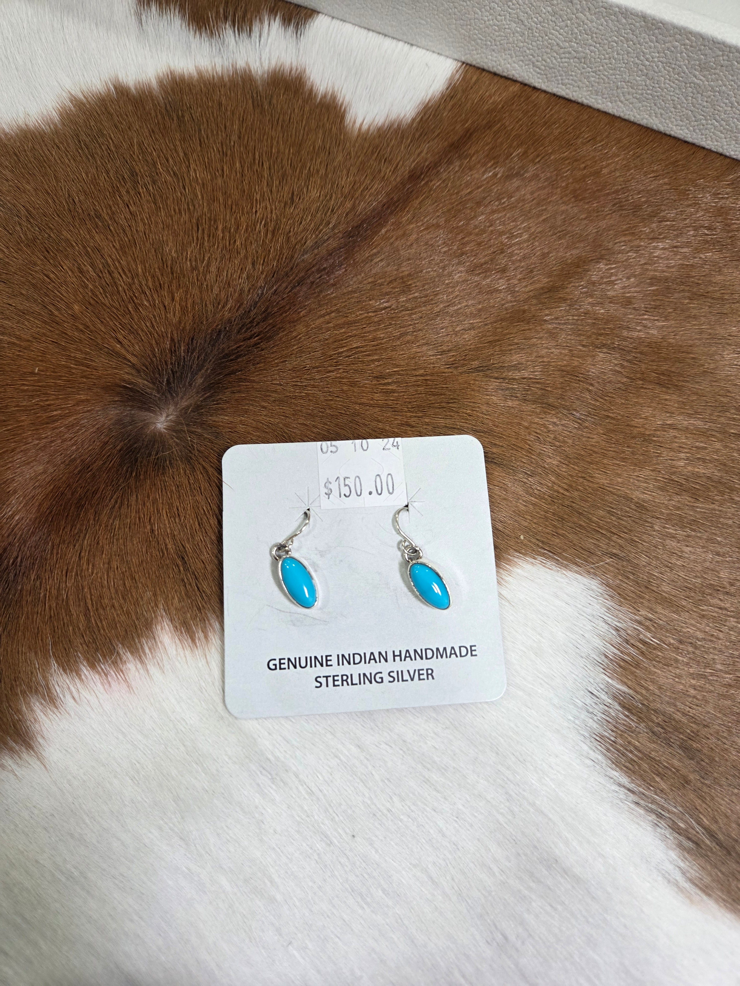 Turquoise dangle earrings