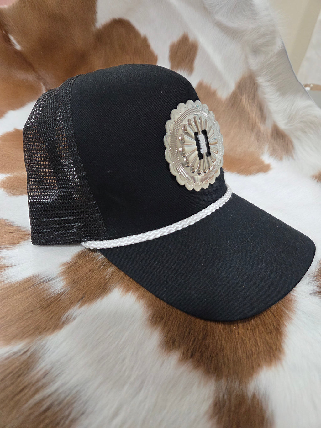 Black concho hat